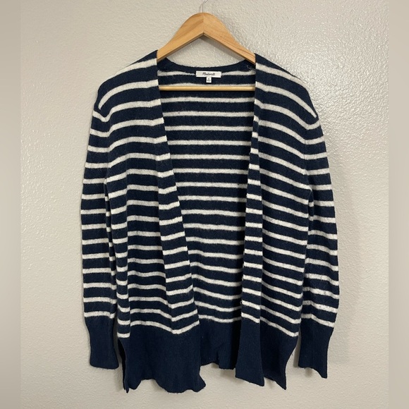 Madewell Walker Striped Cozy Cardigan - Picture 2 of 10